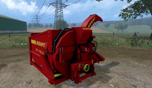 straw blower Agram jet paille 
