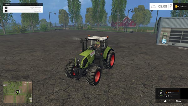 CLAAS AXION 830 CEBIS