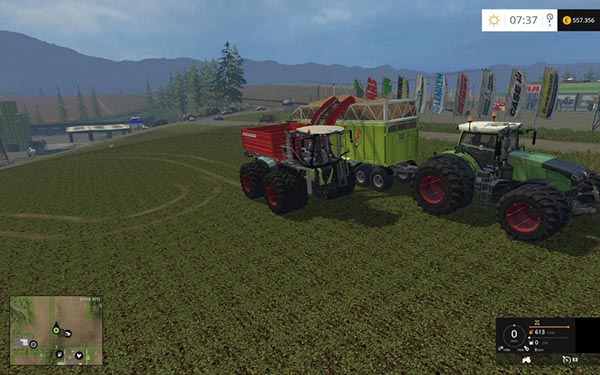 Fliegl 4 Achs Rear tipper