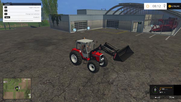 MASSEY FERGUSON 698T W FRONT LOADER