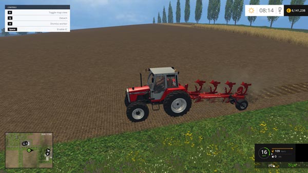 MASSEY FERGUSON 698T W FRONT LOADER