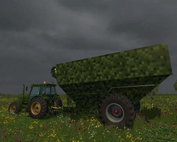 Minecraft tractor trailer 