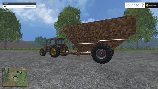 Minecraft tractor trailer 