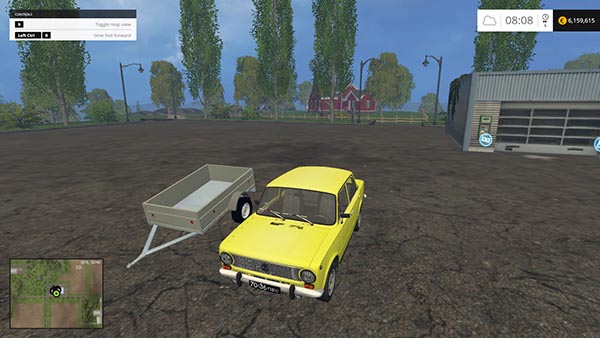 Vaz 2101 and trailer