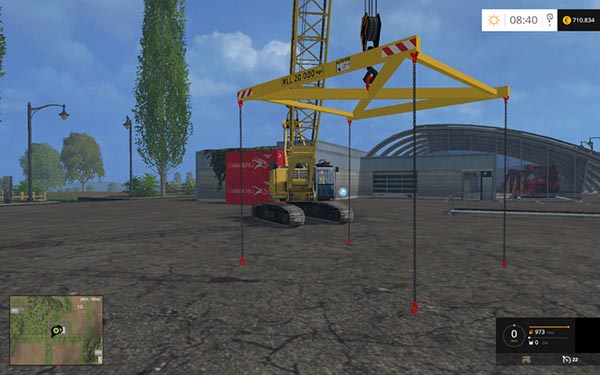 Hoisting tool for Liebherr HS875 