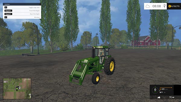 John Deere 4455 WITH FLUPACK