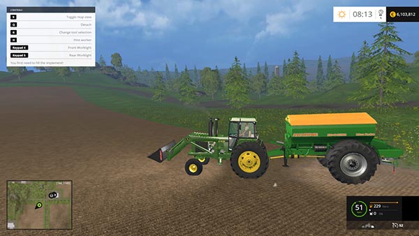 John Deere 4455 WITH FLUPACK