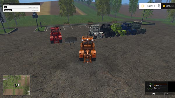 Kirovets K 700A + Dozer Multicolor
