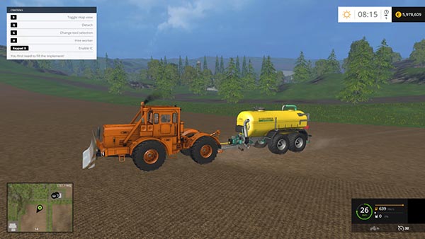 Kirovets K 700A + Dozer Multicolor