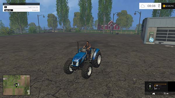 New Holland T4 no roof