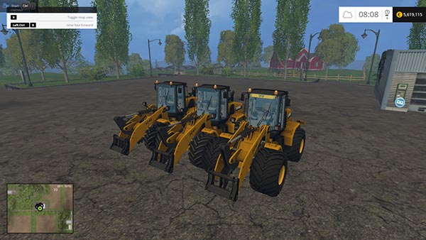 Case 721F Wheel Loader Pack