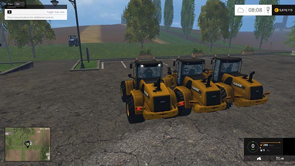 Case 721F Wheel Loader Pack