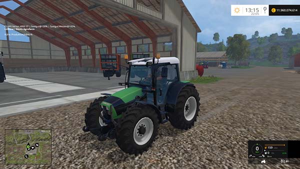 Deutz Fahr Agrofarm 430 with FL 