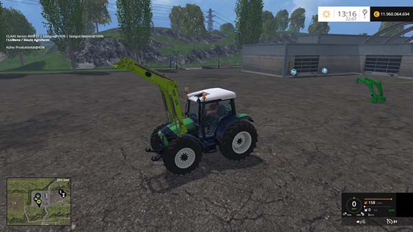 Deutz Fahr Agrofarm 430 with FL 