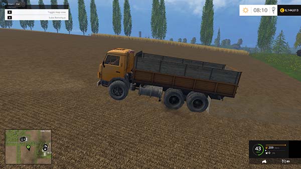 KamAZ 55102 Yelow trailers 