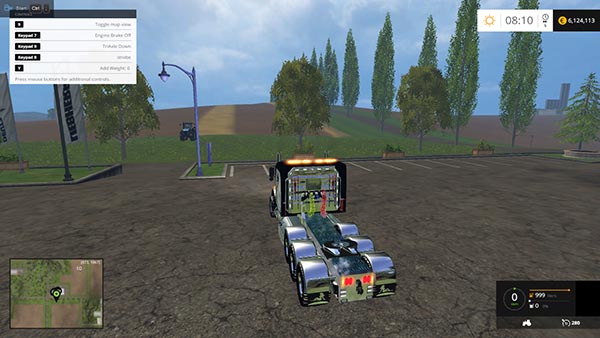 Kenworth T800 TriAxle Sleeper