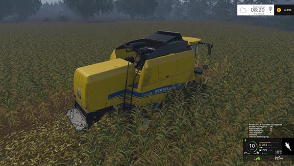 New Holland TC590 with hardpoint 