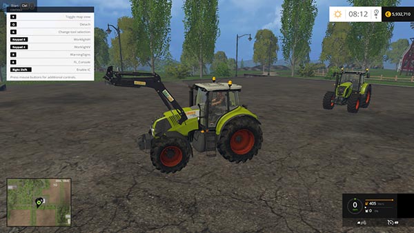 Claas Axion 830FL and 850