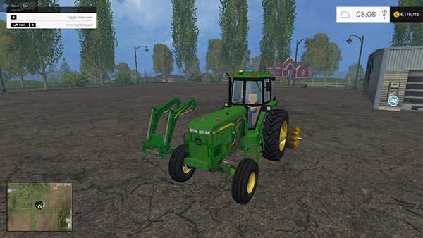 JOHN DEERE 4960 2WD FRONT LOADER