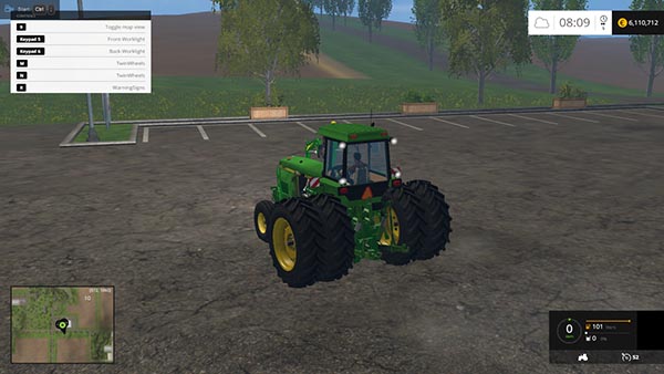 JOHN DEERE 4960 2WD FRONT LOADER