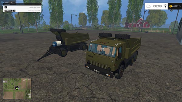 KamAZ 54102 Sovok and Trailer