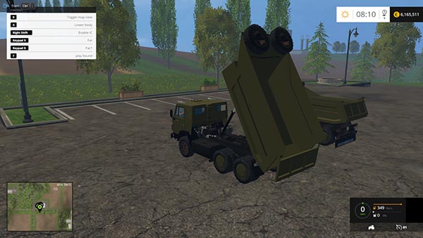 KamAZ 54102 Sovok and Trailer