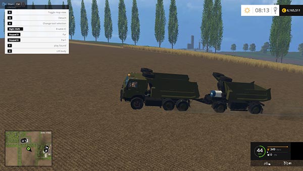 KamAZ 54102 Sovok and Trailer