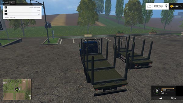 KrAZ 6233 With Trailer