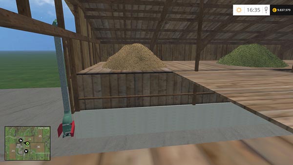 Shed with hay blower v 1.1