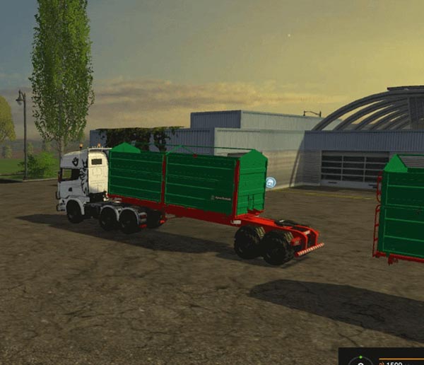 Bitrem agricultural trailer 