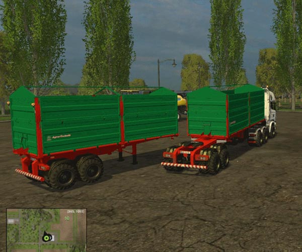 Bitrem agricultural trailer 