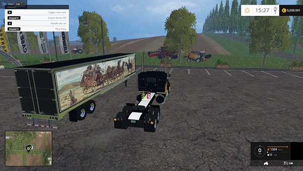 Kenworth W900a and Semitrailer Bandit Edition