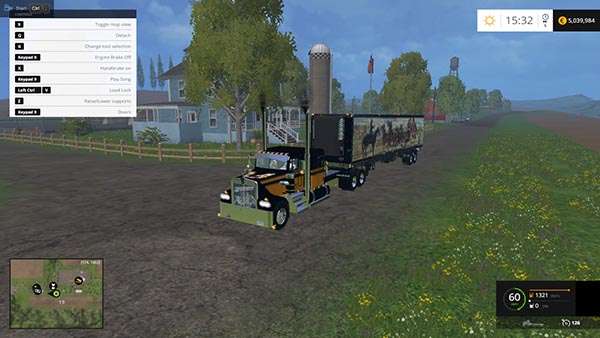 Kenworth W900a and Semitrailer Bandit Edition