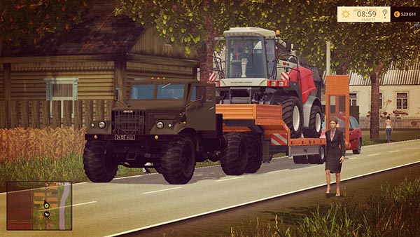 Kraz 255 and Trailer v 2.0