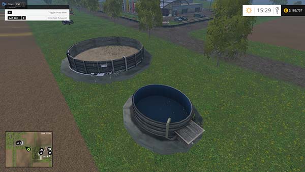Placeable slurry pit