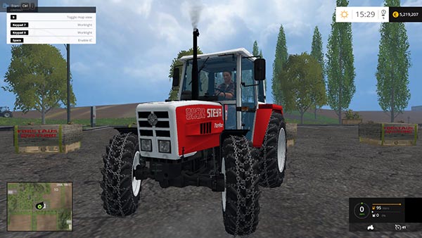 Snow chains pack for Steyr tractors