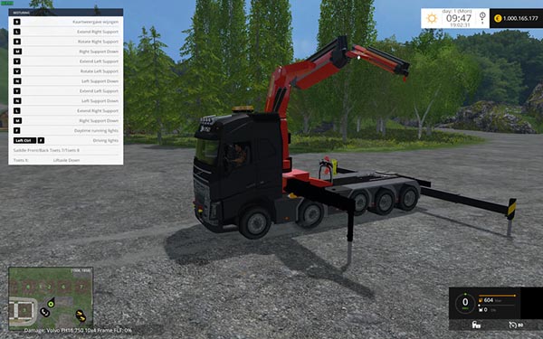 Volvo FH16 750 10x4 Frame FLT Semi 2.0