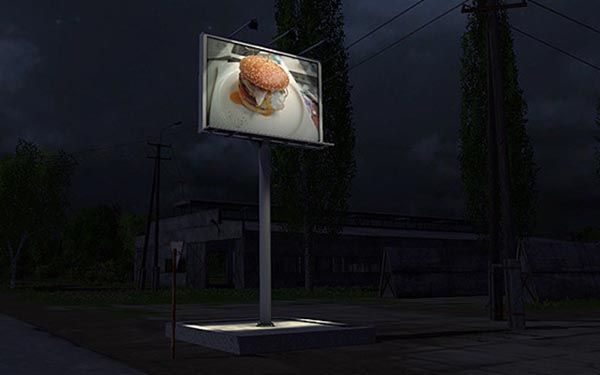 Billboard nightlight