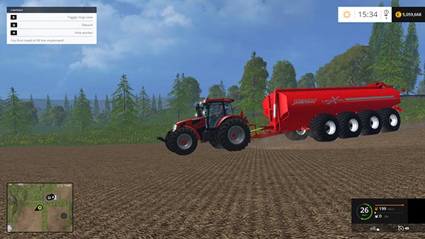 Jamesway Maxxtrac 15 Trailer