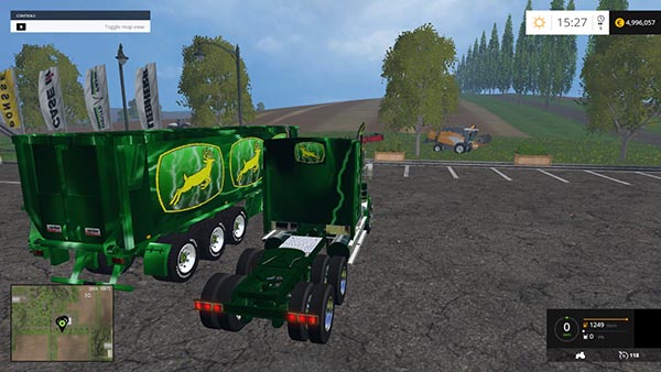John Deere Truck and Trailer