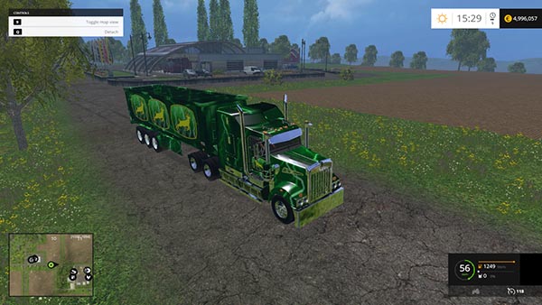 John Deere Truck and Trailer