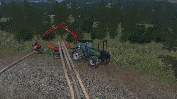 Wood Klemmbank Trailer