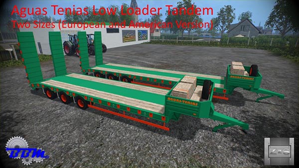 Aguas Tenias Low Loader Tridem