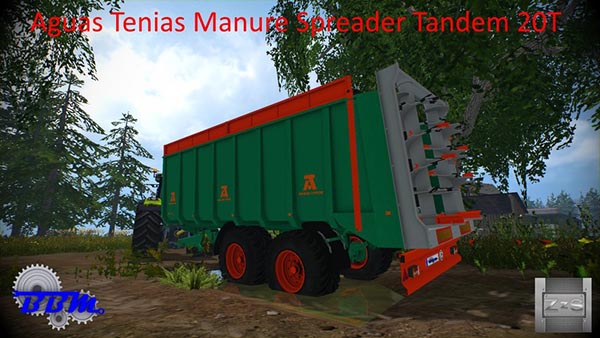Aguas Tenias Manure Spreader Tandem