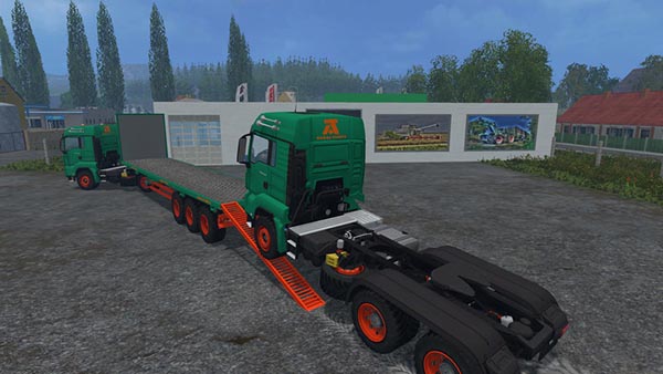 Aguas Tenias Platform Truck