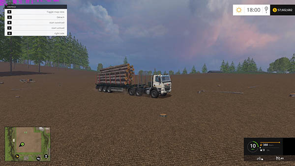 Autoload Timber Runner with rear hitch