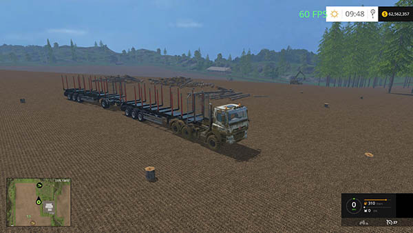 Autoload Timber Runner with rear hitch