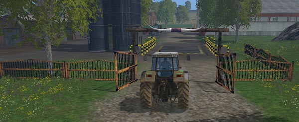 Farm gate and fences