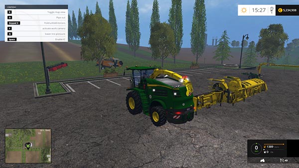 Pack john deere 8600