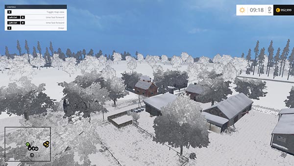 Typowa Polska Wies Snow Map